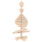 Preview: Holz Weihnachtsbaum KOTKA 60 cm Massives Kiefernholz Natürlich