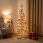 Preview: ARDEBO.de - Holz Weihnachtsbaum KOTKA 120 cm Massives Kiefernholz Natürlich