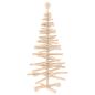 Preview: Holz Weihnachtsbaum KOTKA 120 cm Massives Kiefernholz Natürlich