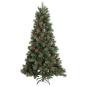 Preview: Künstlicher Weihnachtsbaum mit Weihnachtskugel 240 cm 300 LEDs
