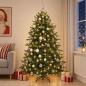 Preview: ARDEBO.de - Künstlicher Weihnachtsbaum mit Weihnachtskugel 180 cm 300 LEDs