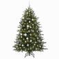 Preview: Künstlicher Weihnachtsbaum mit Weihnachtskugel 180 cm 300 LEDs