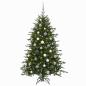 Preview: Künstlicher Weihnachtsbaum mit Weihnachtskugel 120 cm 150 LEDs