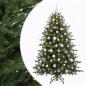 Preview: Künstlicher Weihnachtsbaum mit Weihnachtskugel 180 cm 300 LEDs