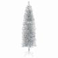 Preview: Künstlicher schmaler Weihnachtsbaum mit Weihnachtskugel 180 cm