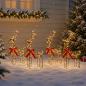 Preview: Weihnachtsrentier 4 stk. 360 LEDs Warmes Weiß