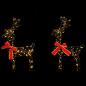 Preview: Weihnachtsrentier 4 stk. 360 LEDs Warmes Weiß