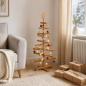 Preview: ARDEBO.de - Holz Weihnachtsbaum KOTKA 90 cm Massives Kiefernholz