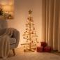 Preview: Holz Weihnachtsbaum KOTKA 90 cm Massives Kiefernholz