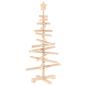 Preview: Holz Weihnachtsbaum KOTKA 90 cm Massives Kiefernholz Natürlich