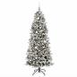 Preview: Künstlicher Weihnachtsbaum mit Weihnachtskugel 180 cm 300 LEDs