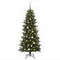 Preview: Künstlicher Weihnachtsbaum mit Weihnachtskugel 210 cm 300 LEDs