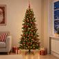 Preview: Künstlicher Weihnachtsbaum mit Weihnachtskugel 240 cm 300 LEDs