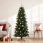 Preview: Künstlicher Weihnachtsbaum mit Weihnachtskugel 120 cm 150 LEDs