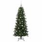 Preview: Künstlicher Weihnachtsbaum mit Weihnachtskugel 120 cm 150 LEDs