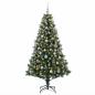 Preview: Künstlicher Weihnachtsbaum mit Kugel 180 cm 300 LEDs