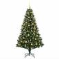 Preview: Künstlicher Weihnachtsbaum mit Kugel 180 cm 300 LEDs
