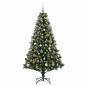 Preview: Künstlicher Weihnachtsbaum mit Kugel 180 cm 300 LEDs
