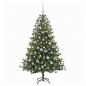 Preview: Künstlicher Weihnachtsbaum mit Weihnachtskugel 210 cm 300 LEDs