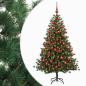 Preview: Künstlicher Weihnachtsbaum mit Weihnachtskugel 180 cm 300 LEDs