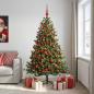 Preview: Künstlicher Weihnachtsbaum mit Weihnachtskugel 180 cm 300 LEDs