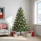 Preview: Künstlicher Weihnachtsbaum mit Weihnachtskugel 180 cm 300 LEDs