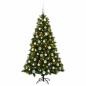 Preview: Künstlicher Weihnachtsbaum mit Weihnachtskugel 180 cm 300 LEDs