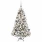 Preview: Künstlicher Weihnachtsbaum mit Weihnachtskugel 120 cm 150 LEDs