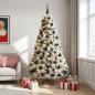 Preview: ARDEBO.de - Künstlicher Weihnachtsbaum mit Weihnachtskugel 210 cm 300 LEDs