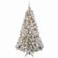 Preview: Künstlicher Weihnachtsbaum mit Weihnachtskugel 210 cm 300 LEDs