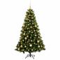 Preview: Künstlicher Weihnachtsbaum mit Weihnachtskugel 240 cm 300 LEDs