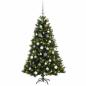 Preview: Künstlicher Weihnachtsbaum mit Weihnachtskugel 150 cm 150 LEDs