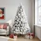 Preview: ARDEBO.de - Künstlicher klappbarer Weihnachtsbaum 210 cm PVC und Metall