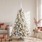 Preview: ARDEBO.de - Künstlicher Weihnachtsbaum mit Weihnachtskugel 120 cm 150 LEDs