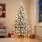 Preview: ARDEBO.de - Künstlicher klappbarer Weihnachtsbaum 210 cm 300 LEDs