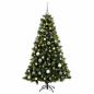 Preview: Künstlicher Weihnachtsbaum mit Weihnachtskugel 240 cm 300 LEDs