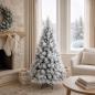 Preview: ARDEBO.de - Künstlicher klappbarer Weihnachtsbaum 120 cm PVC und Metall