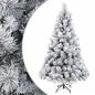 Preview: Künstlicher klappbarer Weihnachtsbaum 120 cm PVC und Metall
