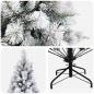 Preview: Künstlicher klappbarer Weihnachtsbaum 120 cm PVC und Metall