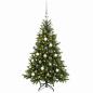 Preview: Künstlicher Weihnachtsbaum mit Weihnachtskugel 150 cm 150 LEDs