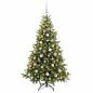 Preview: Künstlicher Weihnachtsbaum mit Weihnachtskugel 240 cm 300 LEDs