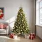 Preview: ARDEBO.de - Künstlicher Weihnachtsbaum mit Weihnachtskugel 240 cm 300 LEDs