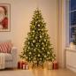 Preview: Künstlicher Weihnachtsbaum mit Weihnachtskugel 210 cm 300 LEDs