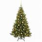Preview: Künstlicher Weihnachtsbaum mit Weihnachtskugel 210 cm 300 LEDs