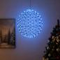 Preview: ARDEBO.de - Weihnachts-Finial-Licht 120 LEDs Blau Durchmesser 40 x 42 cm