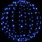 Preview: Weihnachts-Finial-Licht 120 LEDs Blau Durchmesser 40 x 42 cm