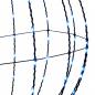 Preview: Weihnachts-Finial-Licht 120 LEDs Blau Durchmesser 40 x 42 cm