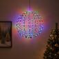 Preview: Weihnachts-Finial-Licht 120 LEDs Mehrfarbig