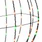 Preview: Weihnachts-Finial-Licht 120 LEDs Mehrfarbig