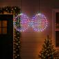 Preview: ARDEBO.de - Weihnachts-Finial-Licht 2 stk. 240 LEDs Mehrfarbig